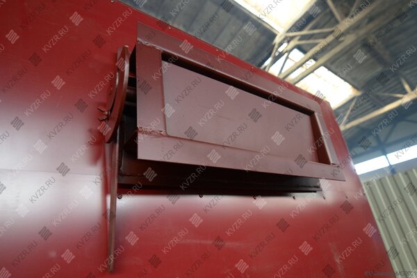 Шибер газохода котла с водяными колосниками 1160 кВт